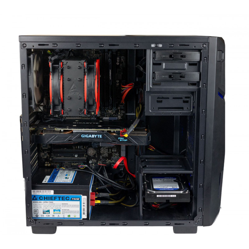 БУ Ігровий комп`ютер AS-IT, Core i9-9900KF, GTX 1070(8GB), B360, 16GB DDR4, 240GB SSD, 1TB HDD, 700W
