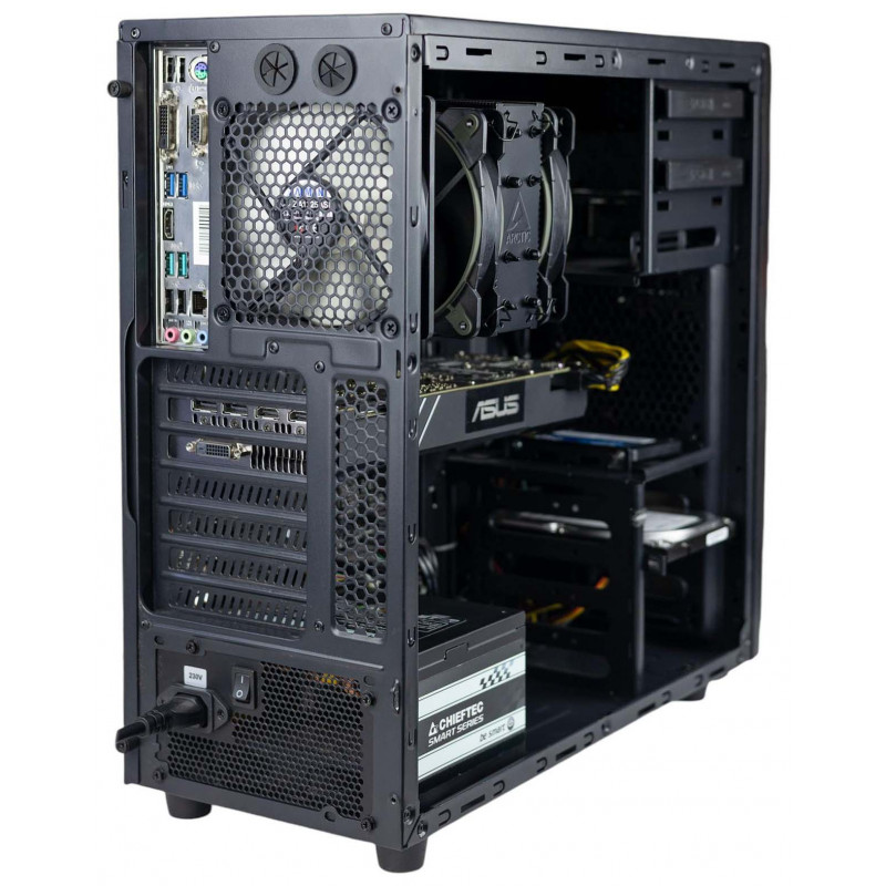 AS-IT Gaming PC, Core i9-9900KF, GTX 1070(8GB), B360, 32GB DDR4, 240GB SSD, 1TB HDD, 700W
