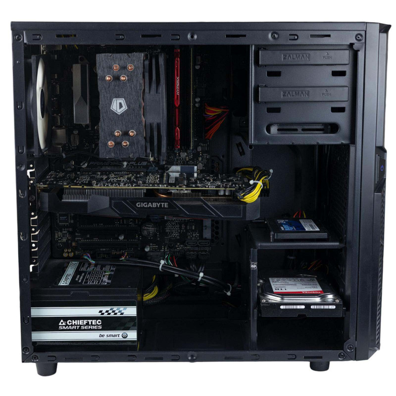 AS-IT Gaming PC, Core i9-9900KF, GTX 1070(8GB), B360, 32GB DDR4, 240GB SSD, 1TB HDD, 700W