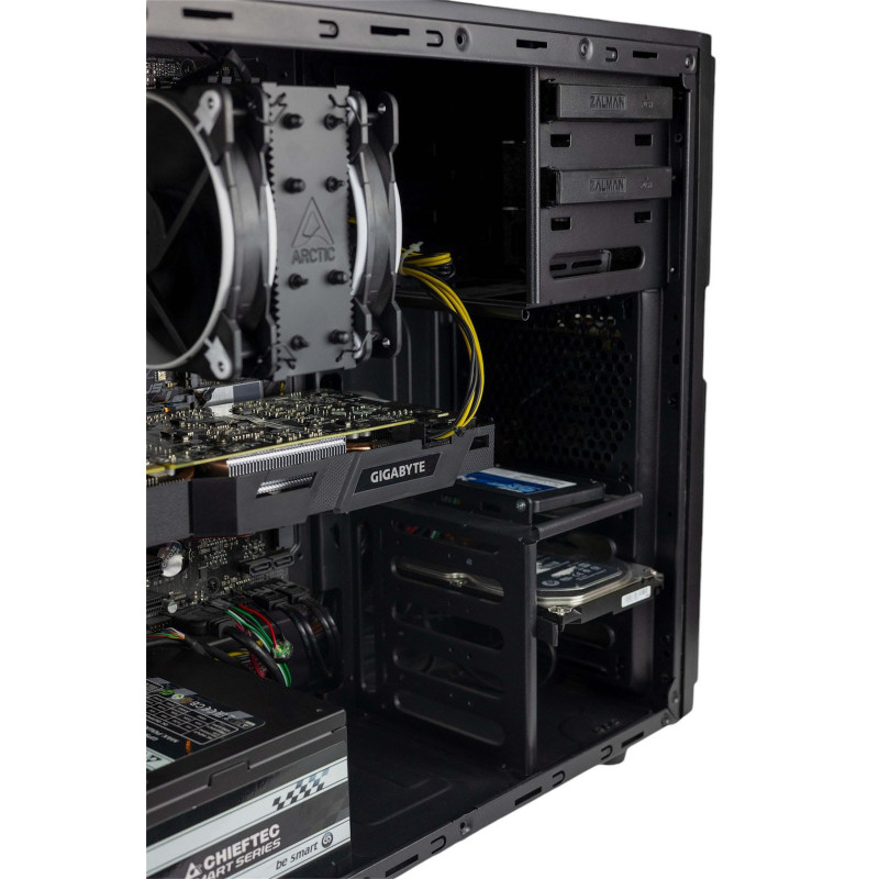 AS-IT Gaming PC, Core i9-9900KF, GTX 1070(8GB), H370, 32GB DDR4, 240GB SSD, 1TB HDD, 700W