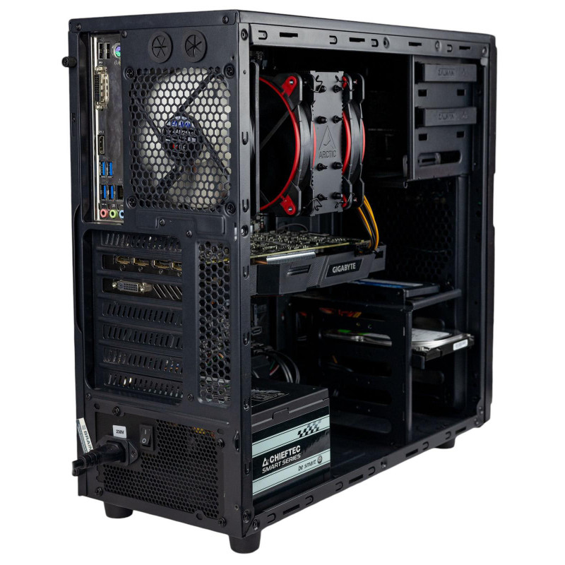 AS-IT Gaming PC, Core i9-9900KF, GTX 1070(8GB), Z370, 32GB DDR4, 240GB SSD, 1TB HDD, 700W