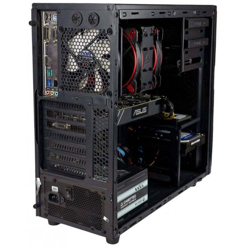 AS-IT Gaming PC, Core i9-9900KF, GTX 1070(8GB), H370, 32GB DDR4, 240GB SSD, 1TB HDD, 700W
