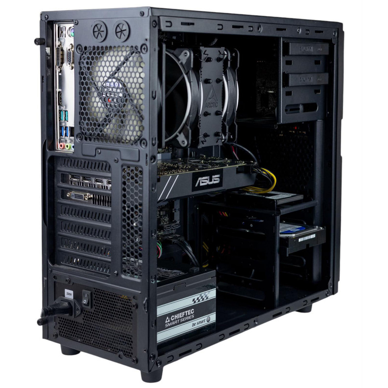 AS-IT Gaming PC, Core i9-9900KF, GTX 1070(8GB), H370, 32GB DDR4, 240GB SSD, 1TB HDD, 700W