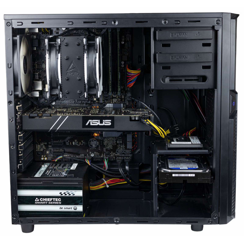 AS-IT Gaming PC, Core i9-9900KF, GTX 1070(8GB), H370, 32GB DDR4, 240GB SSD, 1TB HDD, 700W