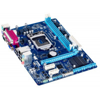 БУ Материнська плата s1155, Gigabyte GA-H61M-DS2 v4.0 (2xDDR3, Intel H61, PCI-Ex16x1, VGA, microATX)