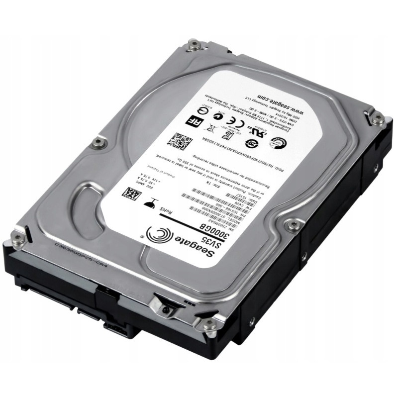 Used Hard Drive 3 TB Seagate SV35 (for PC, 3.5", 7200 rpm, 64 MB, SATAIII, ST3000VX000)