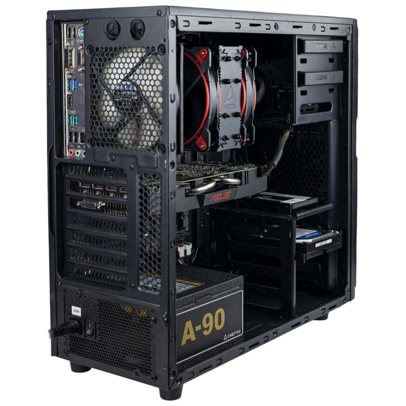 AS-IT Gaming PC, Intel i9-9900KF, GTX 1070(8GB), B360, 32GB DDR4, 240GB SSD, 1TB HDD