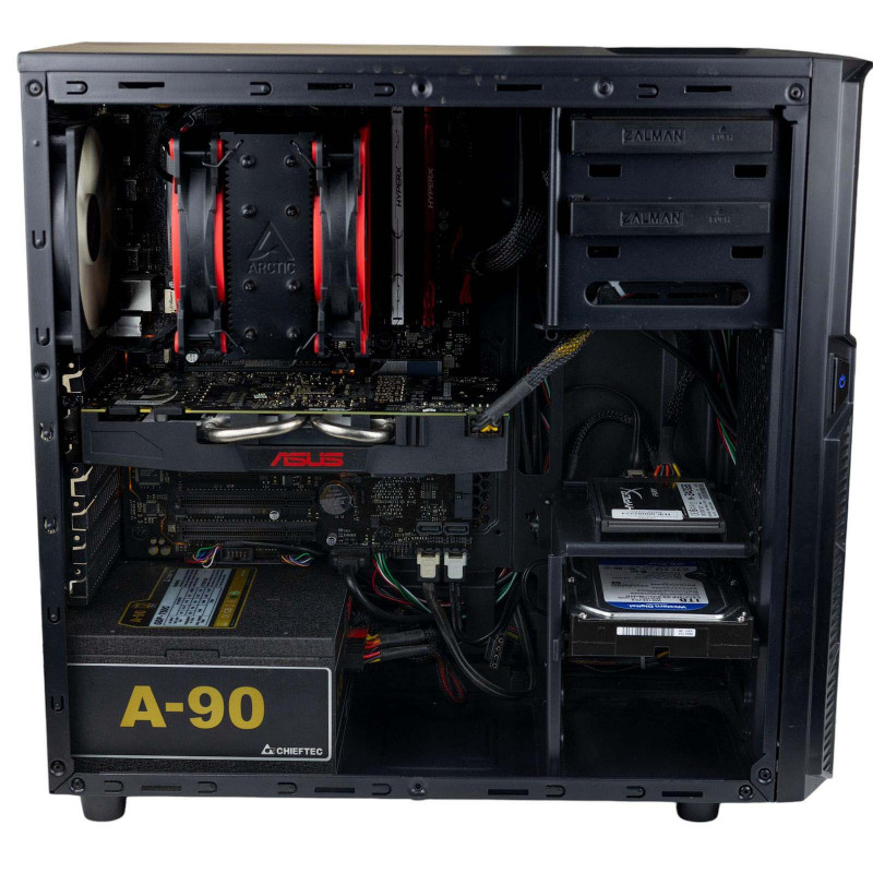 AS-IT Gaming PC, Intel i9-9900KF, GTX 1070(8GB), B360, 32GB DDR4, 240GB SSD, 1TB HDD