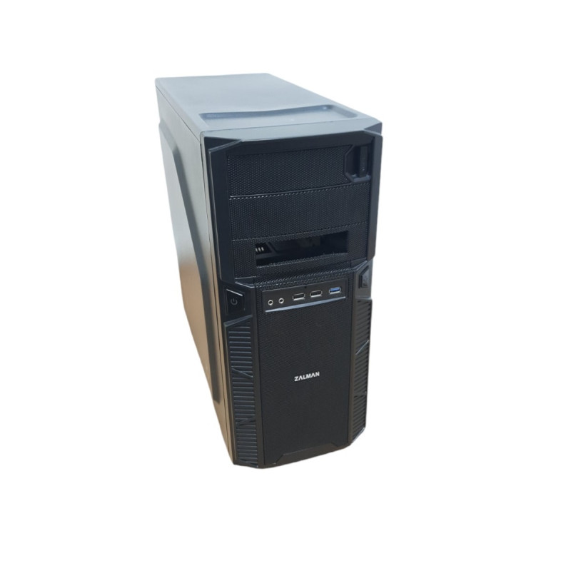 Used Case Zalman Z1, 199x432x457 mm, without PSU (bottom), Midi-Tower, ATX (def.)