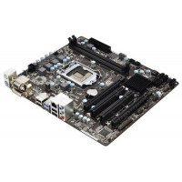 БУ Материнская плата s1155, ASRock B75M-GL (2xDDR3, Intel B75, PCI-Ex16x2, DVI, VGA, microATX)
