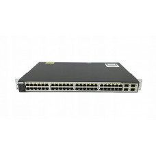 БУ Коммутатор управляемый Cisco Catalyst 3750V2, 48x100mbit, 48xPoE, 4xSFP, Console, Stack