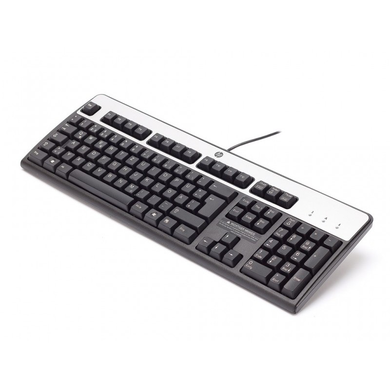 Used Wired Keyboard HP KU-0316 (EN/RU), USB, black