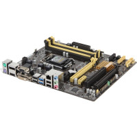 Уцінка! БУ Материнська плата s1150, ASUS B85M-E (4xDDR3, Intel B85, VGA, DVI, HDMI, DPort, microATX)