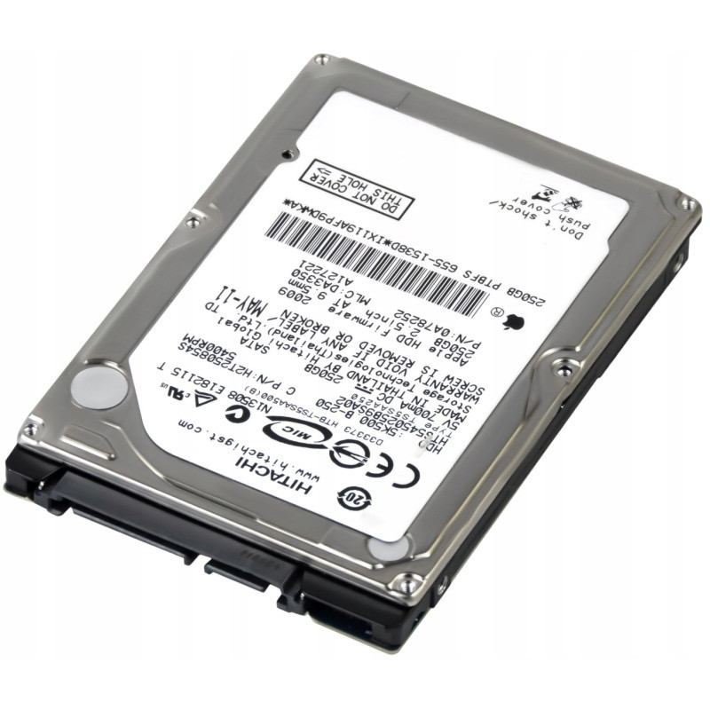 Used Hard drive 500 GB HGST (for laptop, 2.5", 5400 rpm, 8 MB, SATAII, HTS545050B9SA02/0A78255)