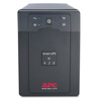 Uninterruptible power supply (UPS) APC Smart-UPS SC 420VA, 260W, Tower (SC420I) without battery