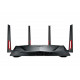 Used Router Asus AC88U, Wi-Fi AC3100 (2.4/5 GHz), 2xUSB, 1 x WAN, 8xGbit