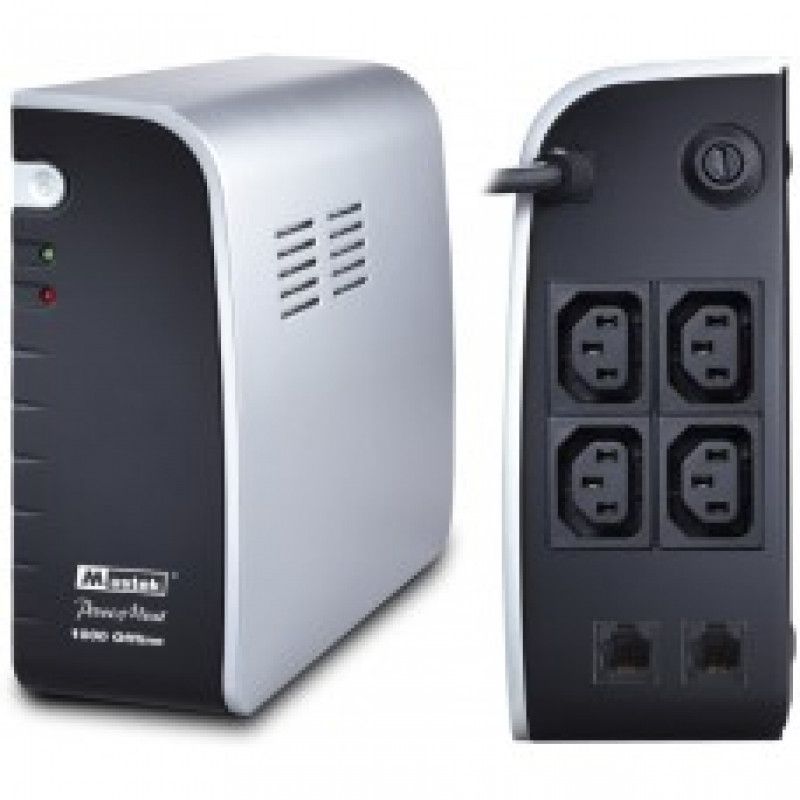 Mustek PowerMust 400 OffLine Line-Interactive UPS (400 VA / 200 W, 170-280 V) without battery