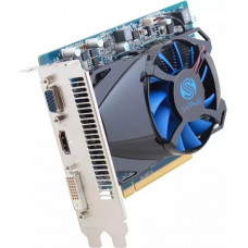 Used Video card Sapphire Radeon HD 7750, 2GB GDDR3, 128 bit, 800/1600 MHz, VGA, DVI, HDMI