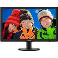 Уцінка! БУ Монітор 23.8" LED IPS, Philips 240V5Q, 1920x1080, 5 мс, 16:9, VGA, DVI, HDMI (подряпина)