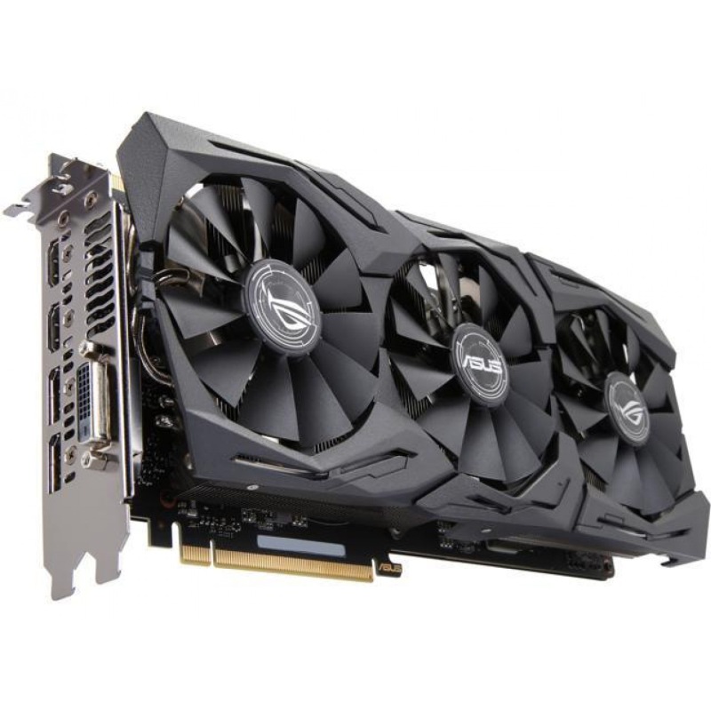 БУ Видеокарта Asus ROG STRIX GTX 1070 Ti (8ГБ, GDDR5, 256бит, 1607
