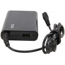 БУ Блок живлення (зарядка) ASUS 19.5V, 3.08A, 60W, 3.0*1.1мм, L-подібний роз`єм, USB, Slim, black