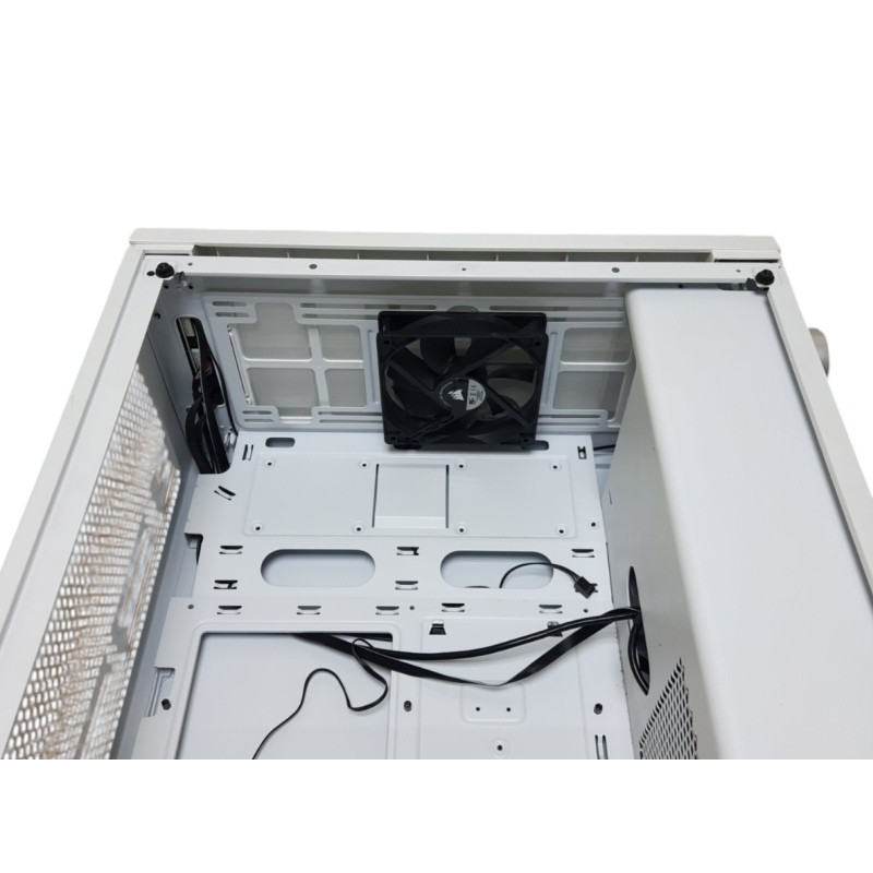CORSAIR Carbide 275R Tempered Glass White Case, 455x460x211 mm, without PSU (bottom), ATX