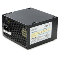 БУ Блок питания 450 Вт Vinga, 24+4+4 pin, питание видеокарты - 1x6pin, 120 мм, ATX
