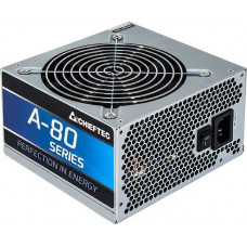БУ Блок питания 650 Вт Chieftec, 24+4+4 pin, питание видеокарты - 2x(6+2pin), 120mm, ATX, CTG-650
