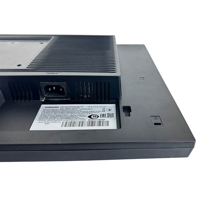 Used Monitor 21.5" LED TN, Samsung S22E200B, 1920x1080, 5 ms, 16:9, VGA, DVI, LS22E20KBSI
