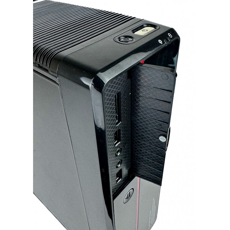 Used Case Logicpower S602 BR Slim, card reader, 2xUSB2.0, Black, 400W PSU
