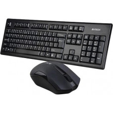 Used Set (keyboard and mouse) A4Tech GK-85, wireless, USB, black