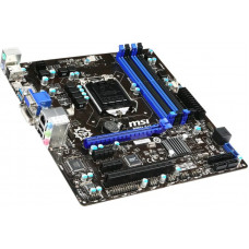 Used Motherboard s1150, MSI B85M-E45 (4xDDR3, Intel B85, PCI-Ex16, VGA, DVI, HDMI, mATX)