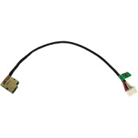 Used Power connector for HP 250 G6 laptop with 8pin cable (799749-Y17)
