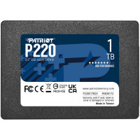 SSD накопичувач 1 ТБ Patriot P220 (2.5", TLC, SATAIII, P220S1TB25)