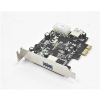 БУ Контролер Fujitsu USB 3.0, 2 порти, PCIe-x1 (Sunrich U-550)