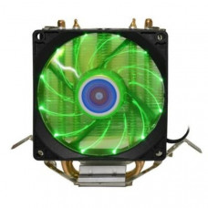 CPU Cooler Cooling Baby R90 Green Led (AM4, 3pin, 90mm, 2 tubes, 2000 rpm)