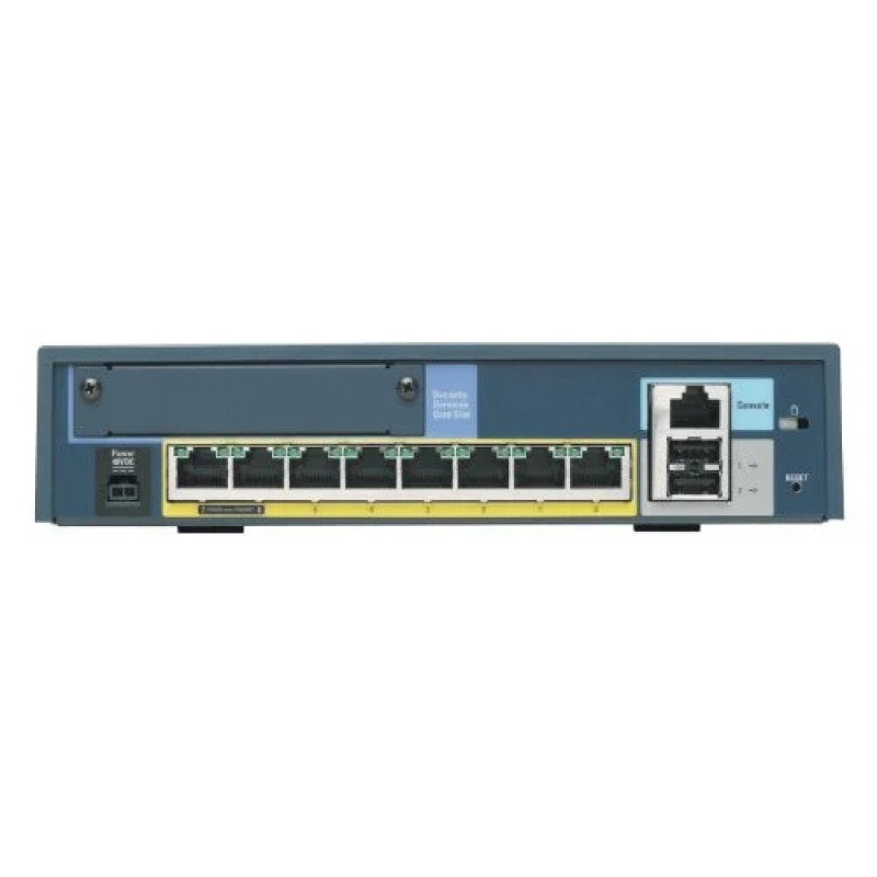 Used Router Cisco ASA5505 V13 Firewall (512mb RAM, 8x100mbps (2xPoE), 3xUSB, Console) Without BJ!