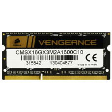 Used RAM 8 GB, DDR3, for laptops, Corsair (1600 MHz, 1.5V, CL10, CMSX16GX3M2A1600C10)