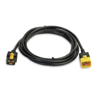 Кабель живлення з фіксатором APC AP8760, C19 C20, 3m, 16A