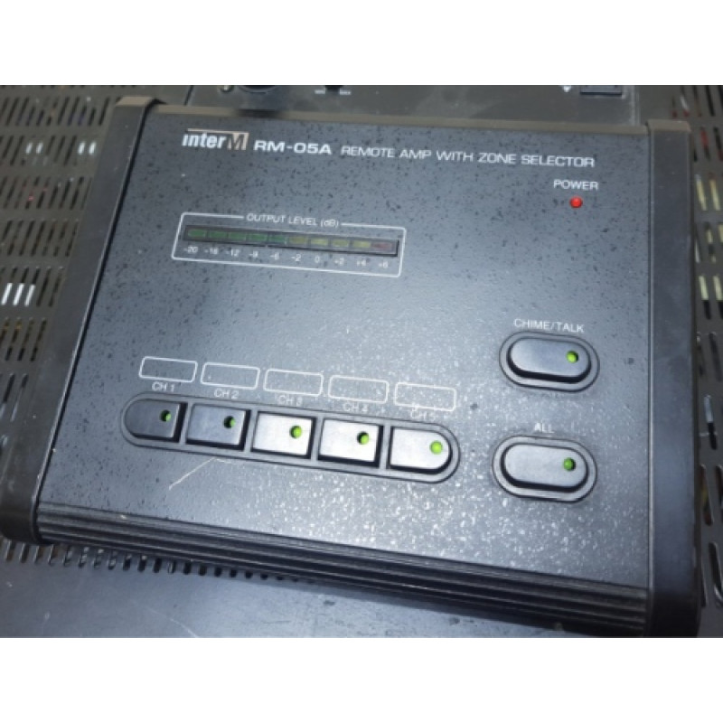 Broadcast amplifier Inter-M PAM-240A with microphone RM-05A