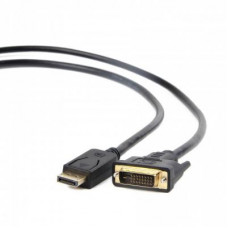 Multimedia cable DisplayPort to DVI 3.0m Cablexpert (CC-DPM-DVIM-3M)
