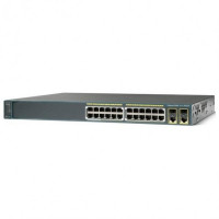 БУ Коммутатор управляемый Cisco Catalyst C2960, Layer 2, 24 x 100mbps, 2 x combo Gigabit/SFP, Console