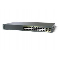 БУ Комутатор керований Cisco Catalyst C2960 Plus, Layer 2, 24x100mbps, 2xcombo Gigabit/SFP, Console