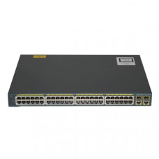 БУ Коммутатор управляемый Cisco Catalyst C2960 Layer 2, 48x100mbps, 48xPoE, 2x Gigabit/SFP