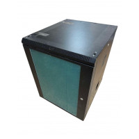 Уцінка! БУ Шафа підлогова 15U 600X650, двері скло, на ніжках