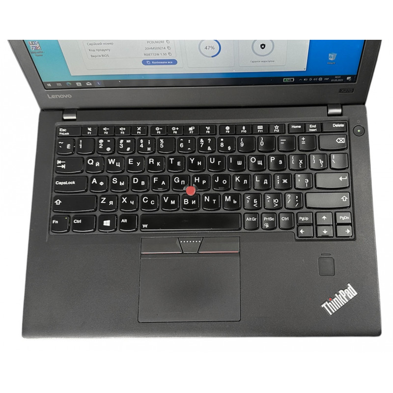 БУ Ноутбук 12.5" Lenovo ThinkPad X270, Core i5-7300U (2.6ГГц) 8GB DDR4, 256Gb SSD NVMe