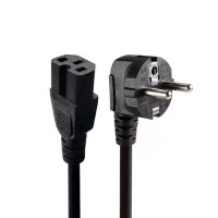 Кабель питания устройств IEC(Schuko)-(C15) M/F, 1.5m, 0.75mm, 16A