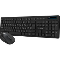Set (keyboard and mouse) Vinga KBSW-100 Black, wireless, USB, black