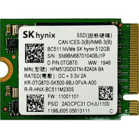 БУ SSD накопичувач 512 ГБ Hynix BC511 (M.2 2230, TLC, NVMe, HFM512GDGTNI-82A0A)