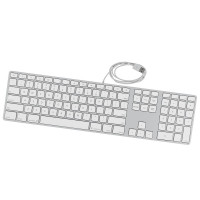 БУ Клавіатура дротова Apple A1243 (MB110LL/A, EN/RU)